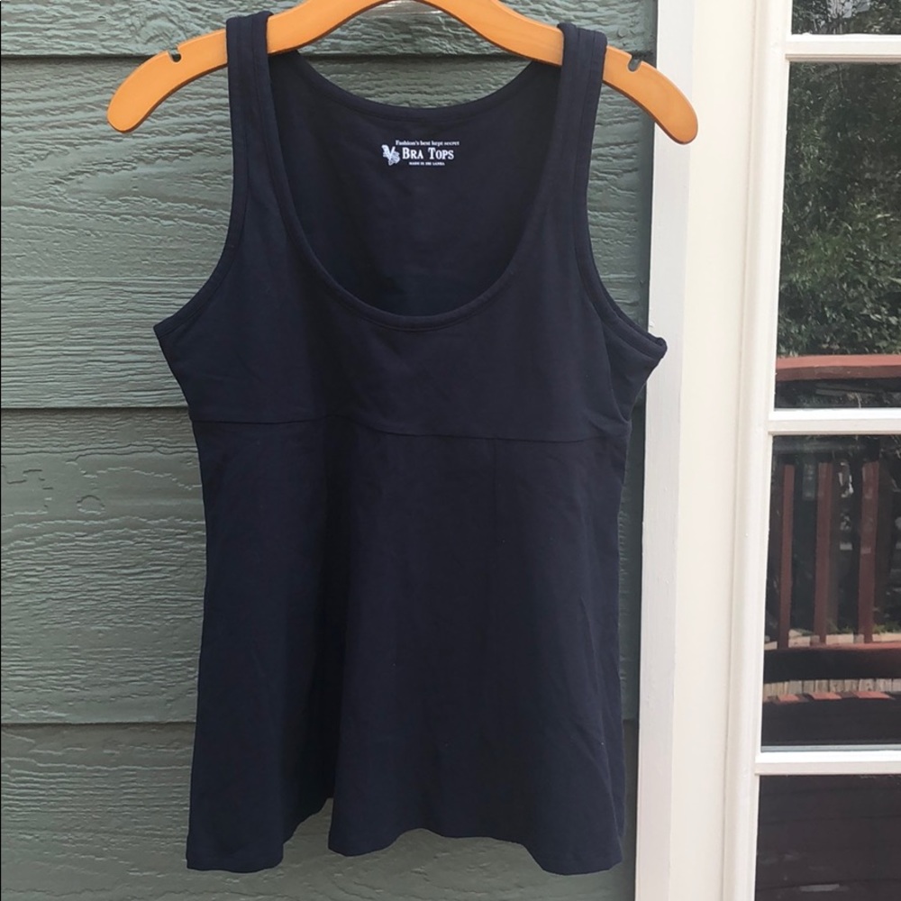 VICTORIAS SECRET NAVY BLUE BRA TOP, SIZE M